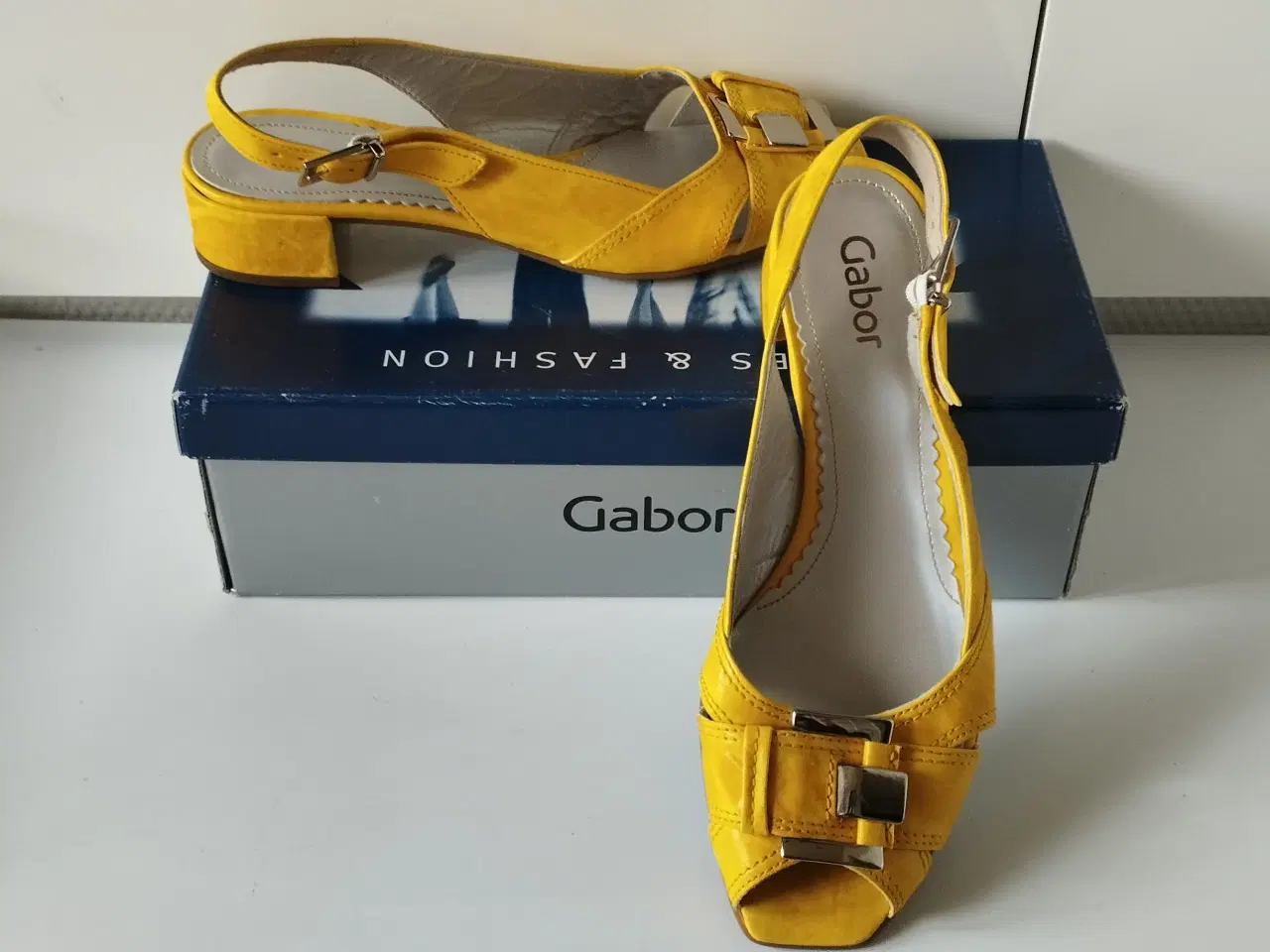Billede 2 - Dame sandaler, Gabor, str. 39 læder. UBRUGTE.