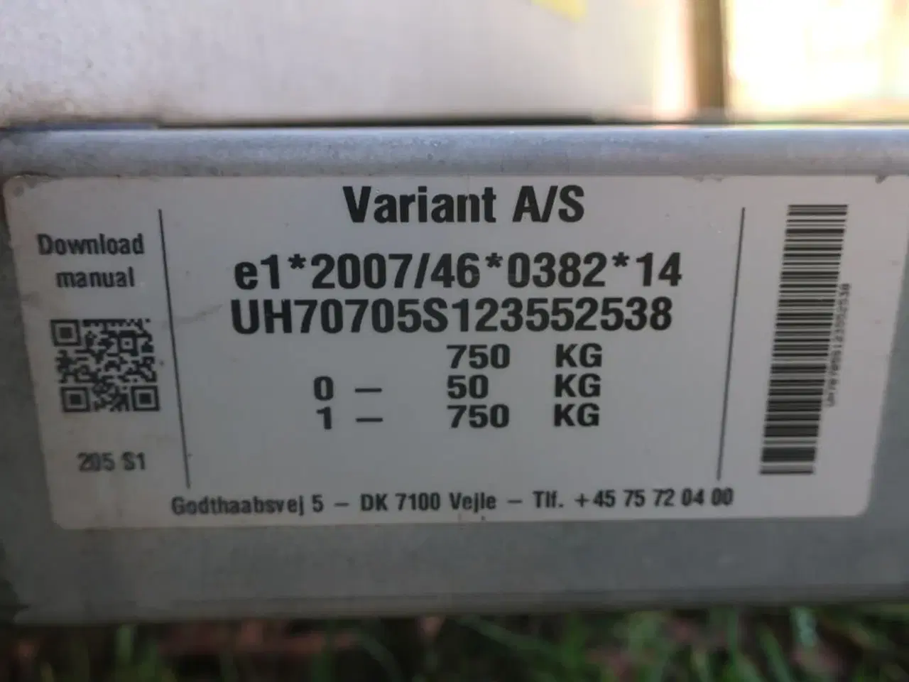 Billede 5 - Påhængsvogn VA 205S1-2023 uden indhold