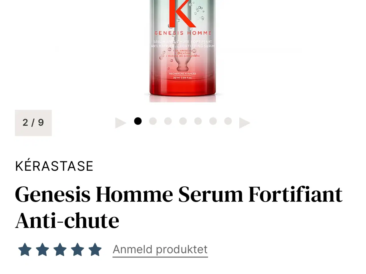 Billede 2 - HELT NY Kérastase Genesis Homme Serum