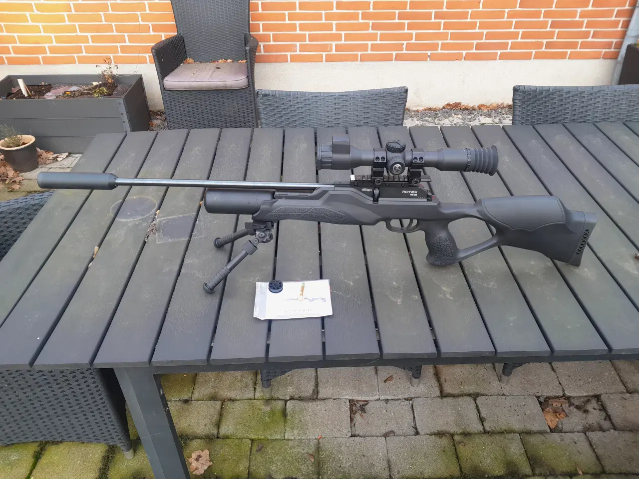 Billede 1 - Luftgevær Walther Rotex RM8 Varmint 4,5 mm med int