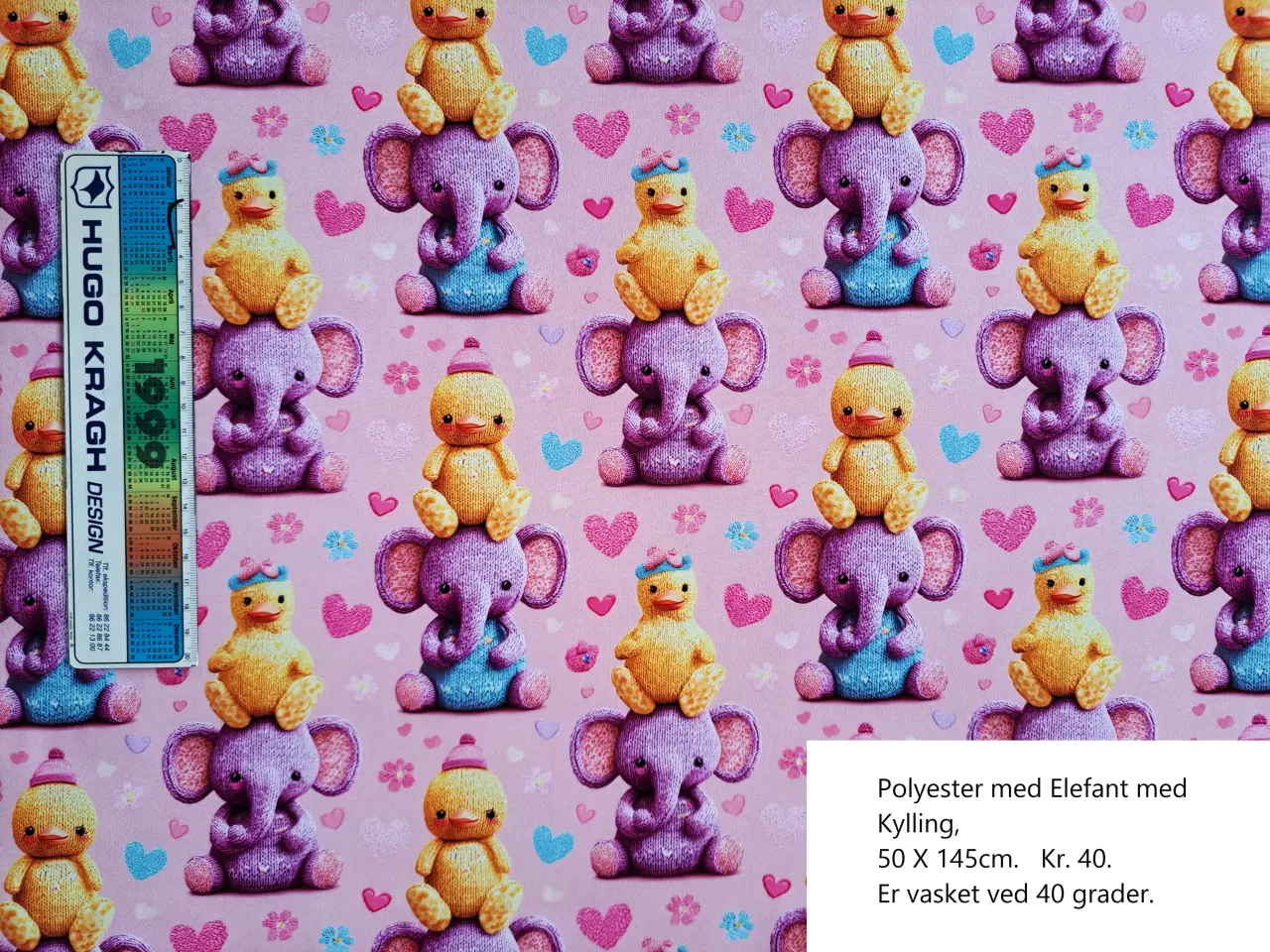 Billede 7 - Polyester og bomuldsstof.