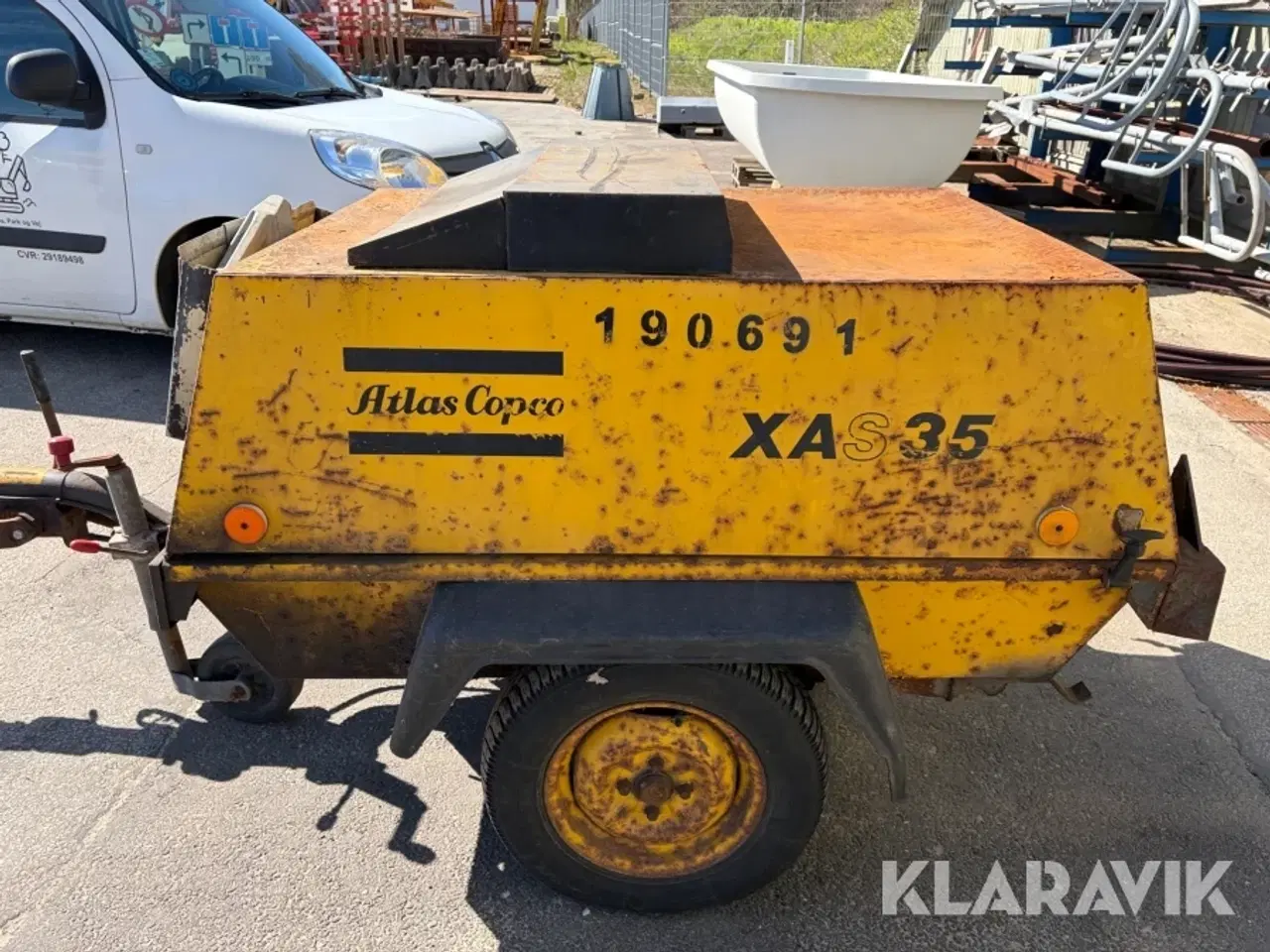 Billede 10 - Kompressor Atlas Copco XAS35 med tilbehør