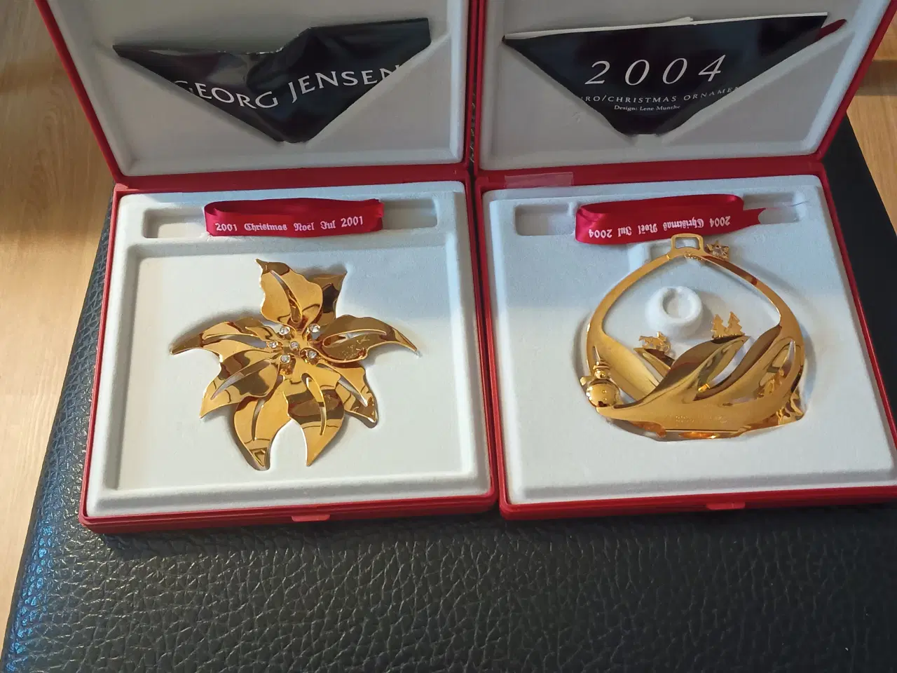 Billede 1 - georg jensen juleuroer i originale æsker og bånd