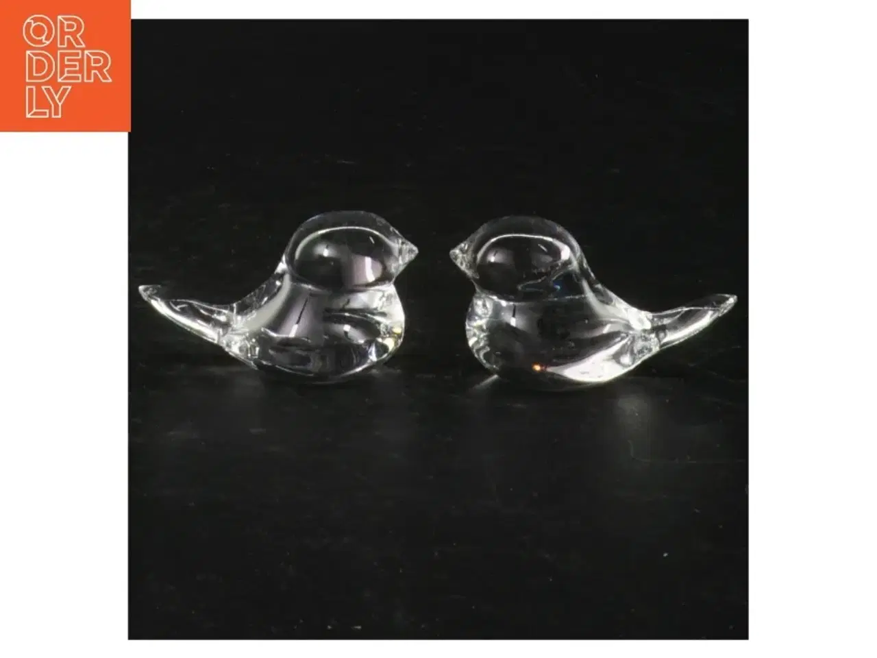 Billede 1 - Glasfigurer af fugle (str. 5 cm)