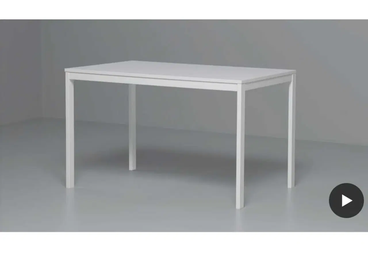 Billede 4 - Spisebord med udtræk. Samlet og ubrugt 