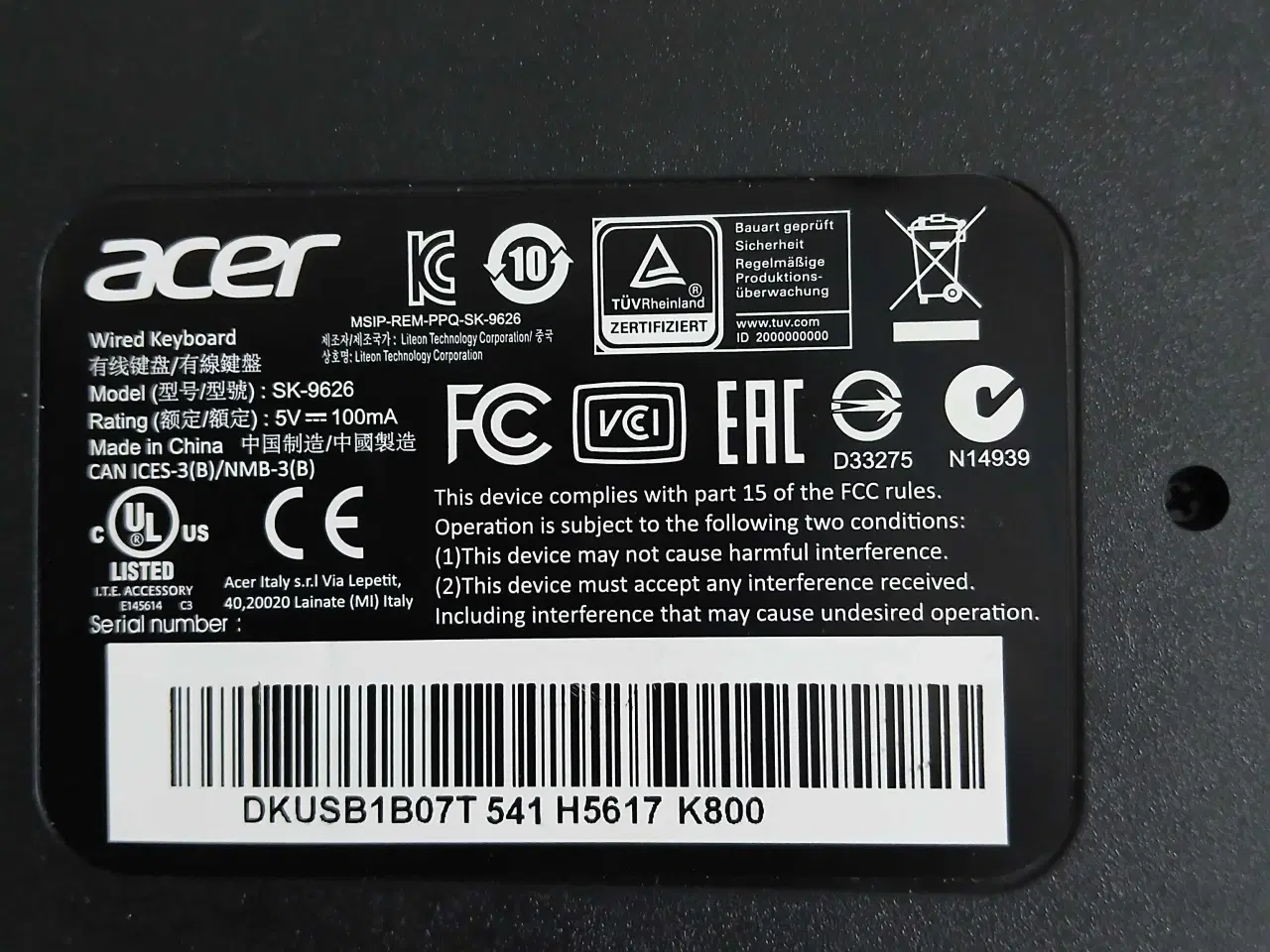 Billede 9 - Computer skærm og tastatur 