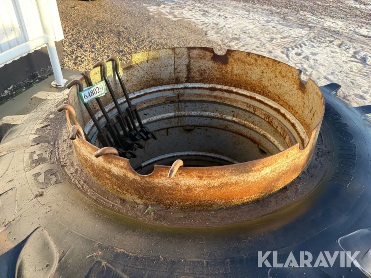 Billede 3 - Tvillingehjul Semperit 18.4R38 med låse 2 styk