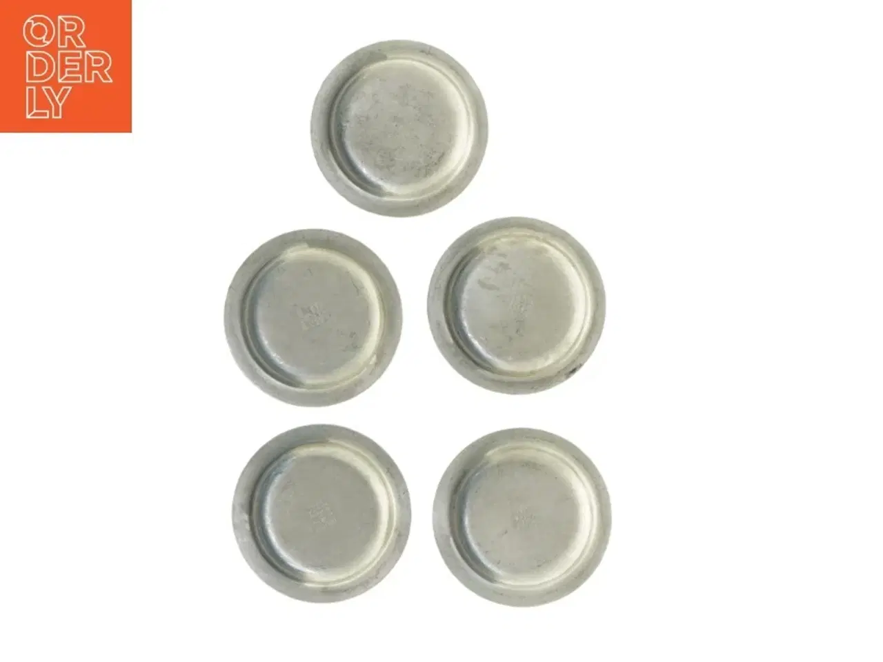 Billede 2 - Tin glas brik bakker (str. Ø 7 cm)