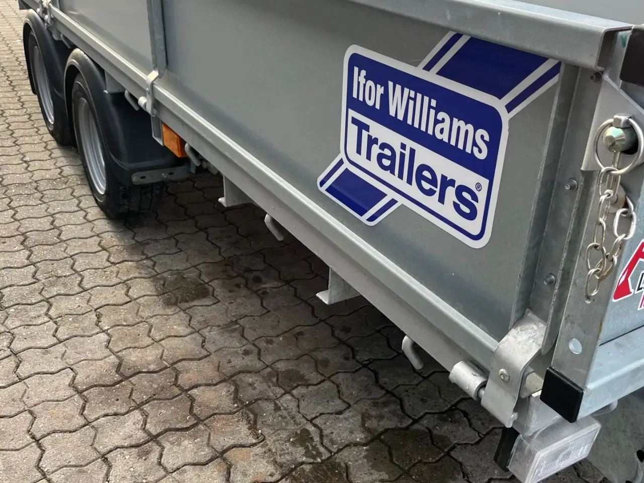 Billede 8 - Ifor Williams CT166 NY Vippelads trailer med elpumpe og alubund