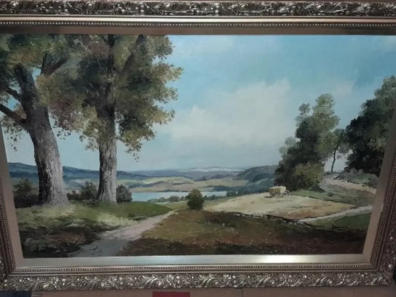 Billede 5 - Malerier 8 stk. med rammer.