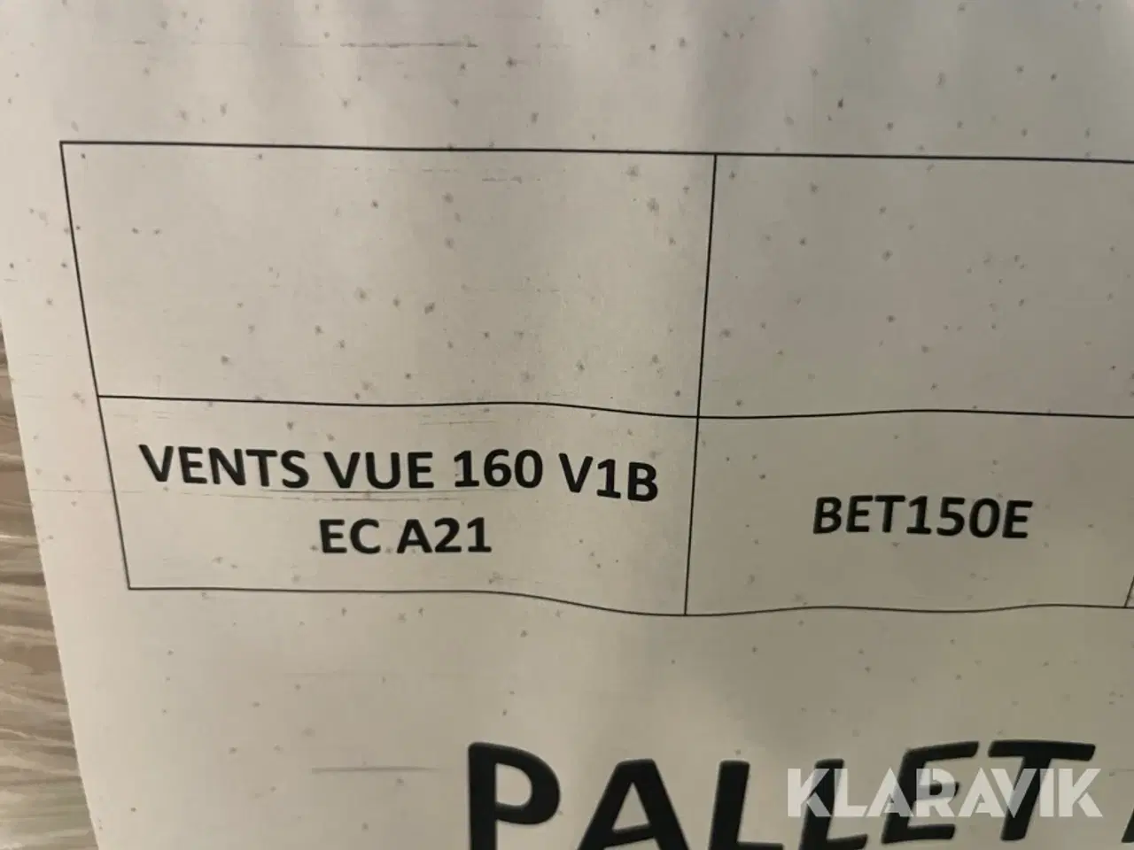 Billede 7 - Ventilationsanlæg Vents VUE 160 V1B 4 styk