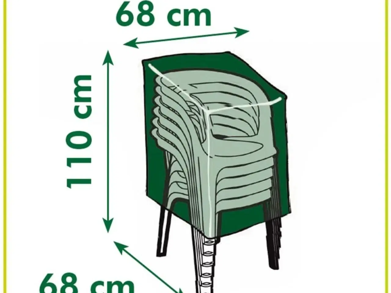 Billede 3 - havemøbelovertræk til stole 110 x 68 x 68 cm