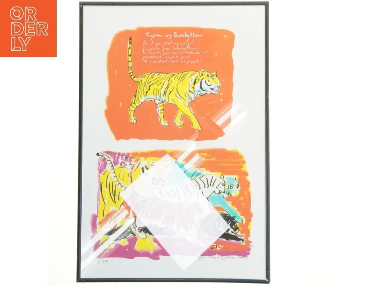 Billede 1 - Lithografi af Uffe Christoffersen fra Uffe Christoffersen (str. 49x33,5 cm)