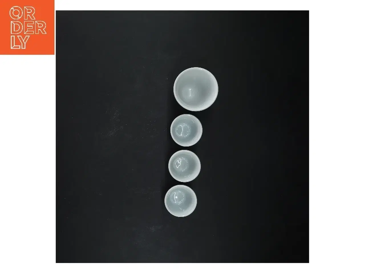 Billede 2 - Sæt af fire kaffekrus med kunstnerisk design fra Aida (str. 5 og 8,5 cm)