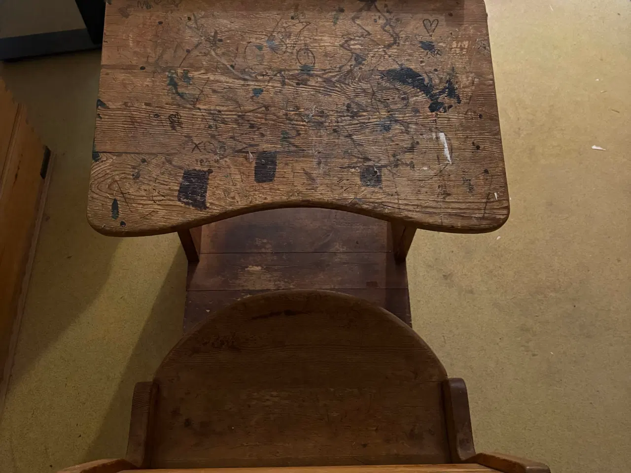 Billede 4 - Gammeldags skolepult