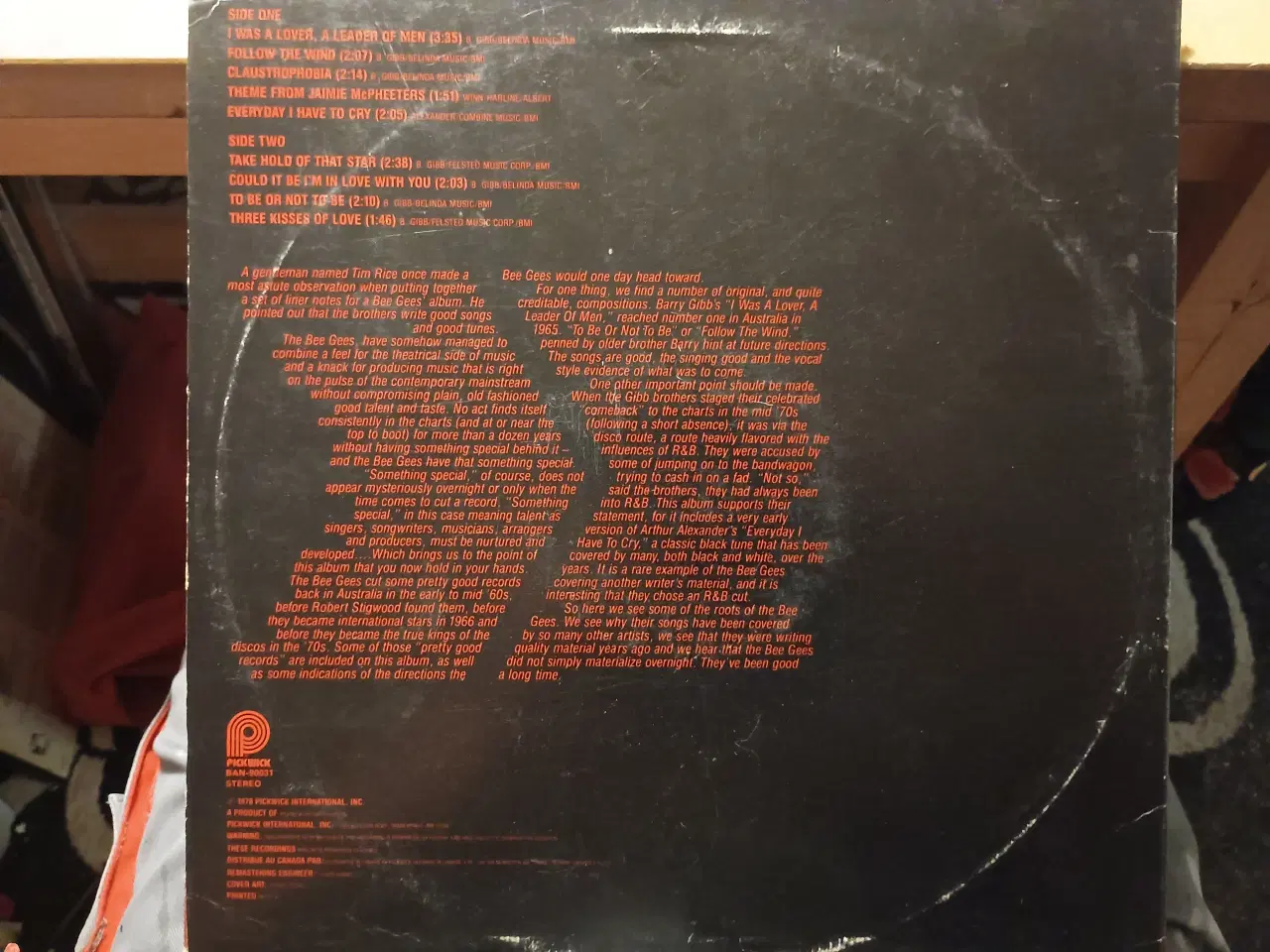 Billede 2 - BeeGees, Take Hold Of That Star. LP.