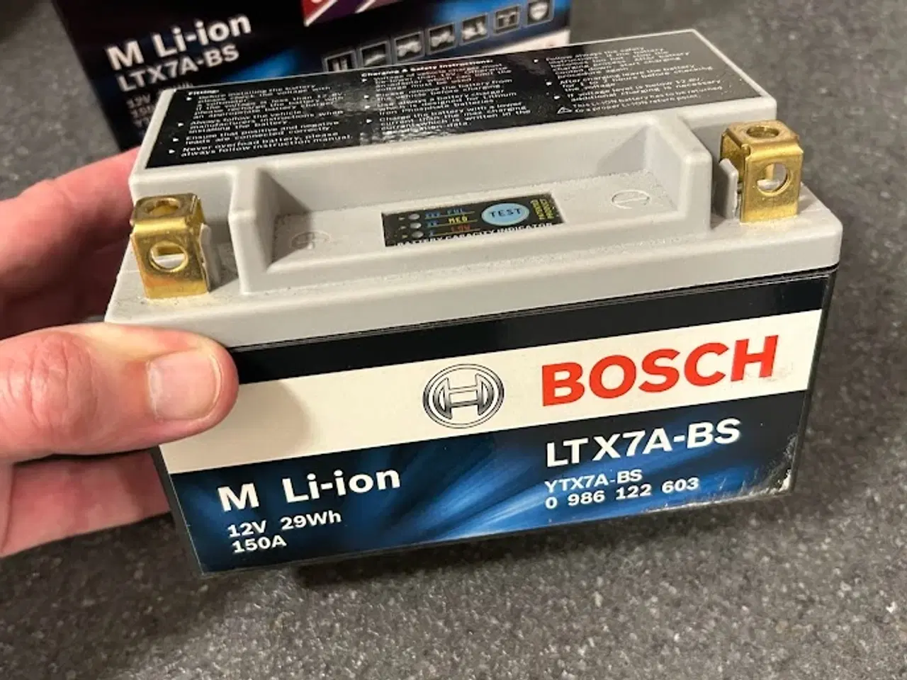 Billede 2 - Bosch lithium MC batteri LTX7A-BS