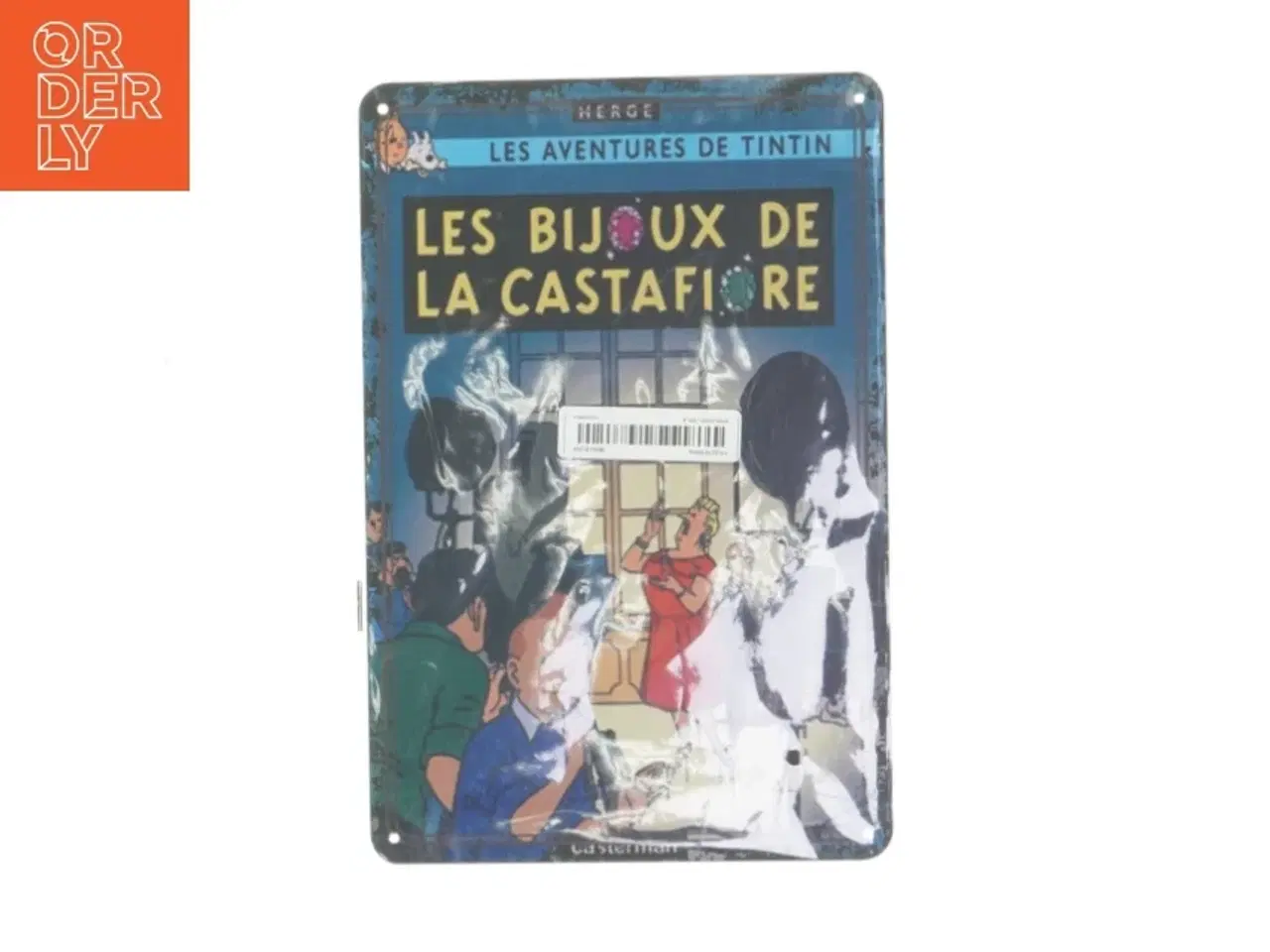 Billede 5 - 4 stk Tintin metal skilte (str. 30x20 cm)