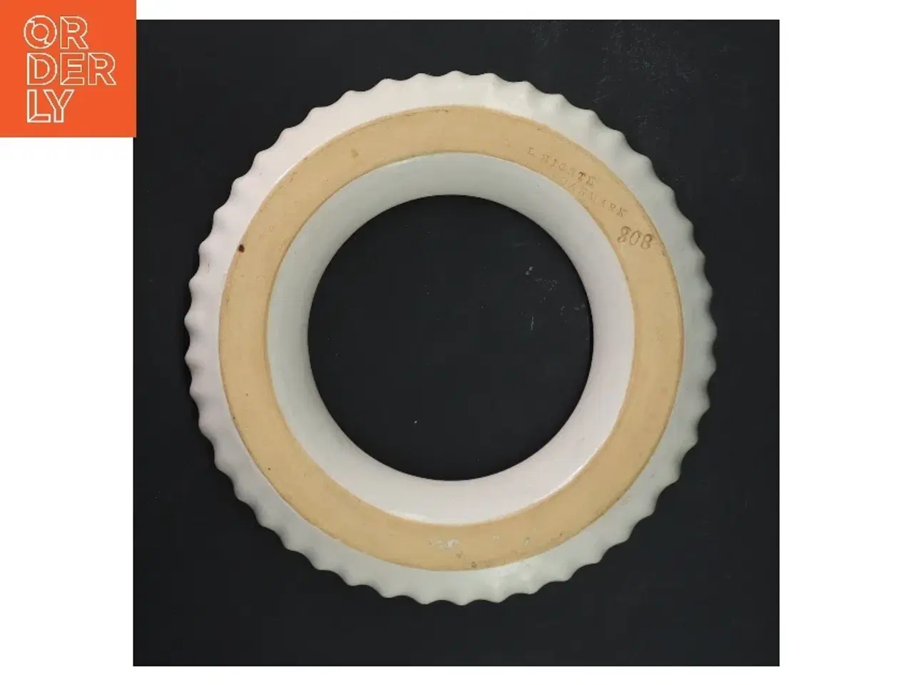 Billede 3 - Rund keramisk ring l. Hjort(str. 20 cm)