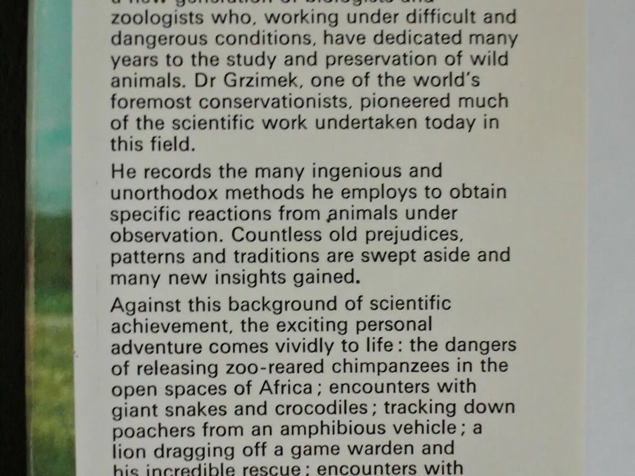 Billede 3 - among animals of africa, by bernhard grzimek, emne