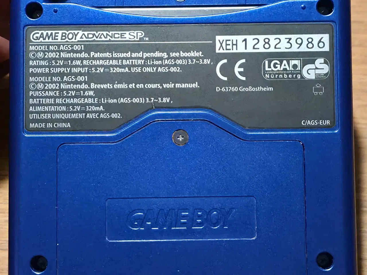 Billede 4 - Nintendo GameBoy Advance SP Sapphire Ltd. Edition