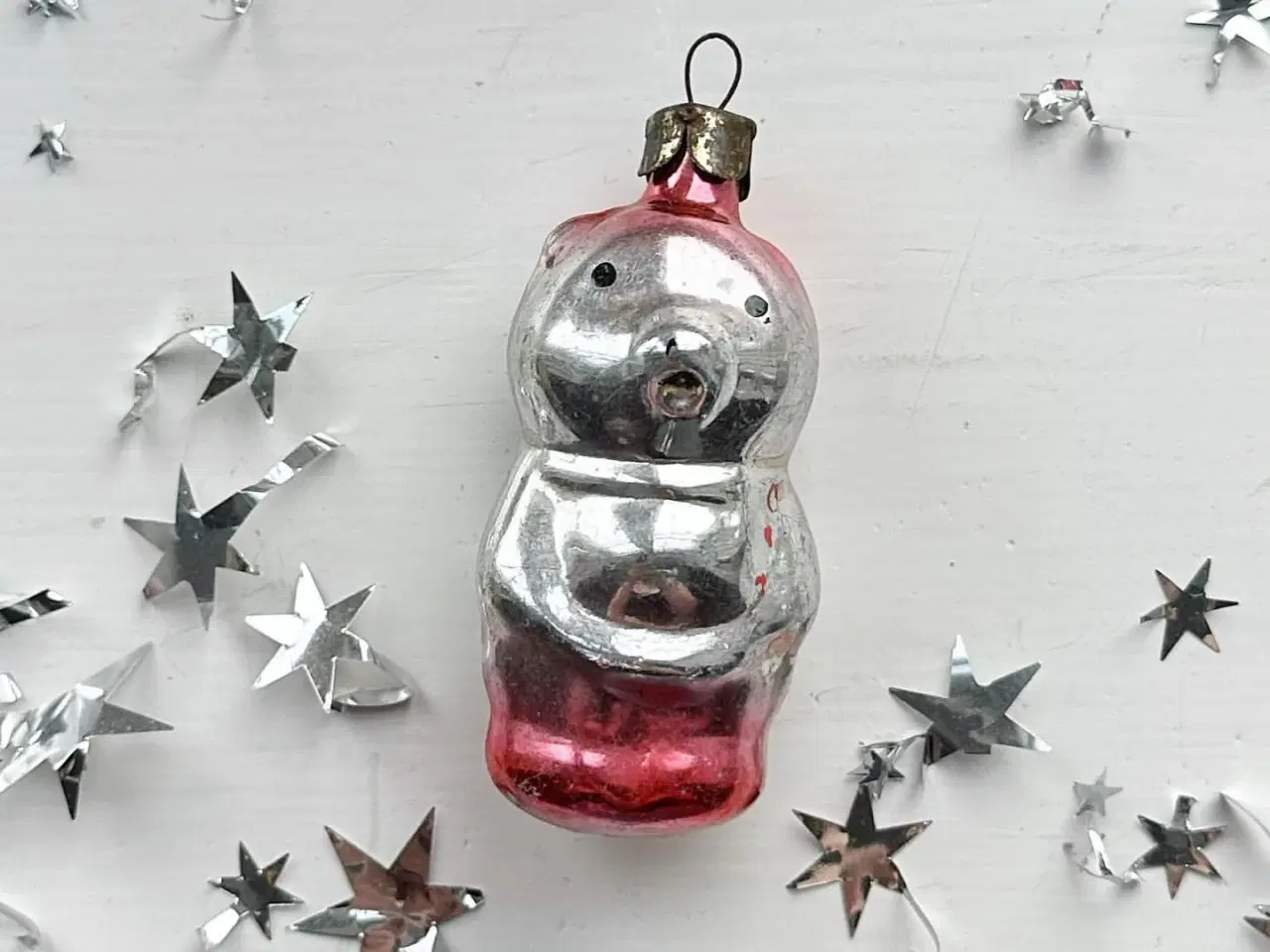 Billede 2 - Vintage julekugle, syngende bjørn