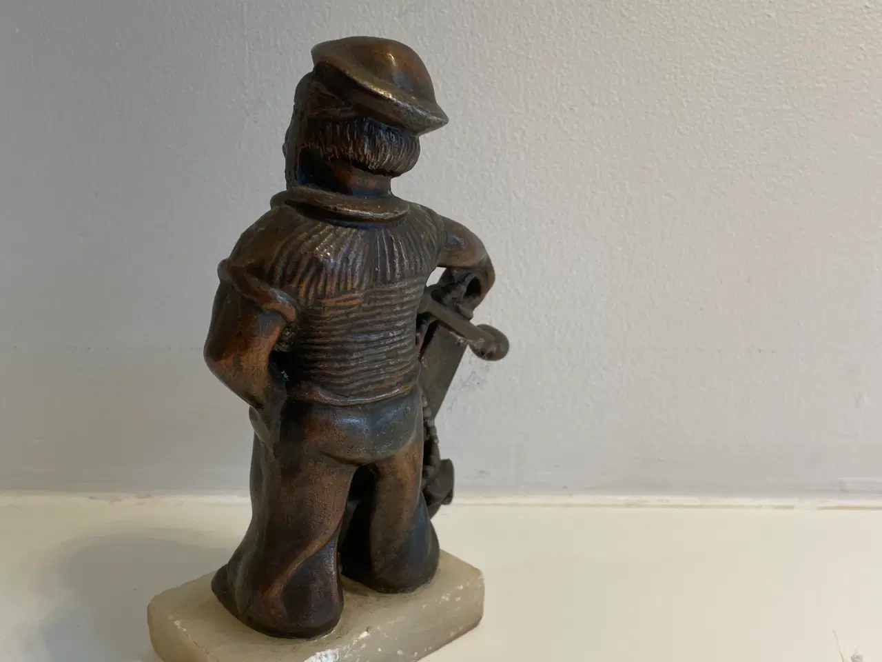 Billede 2 - Charmerende vintage sømandsfigur i bronze