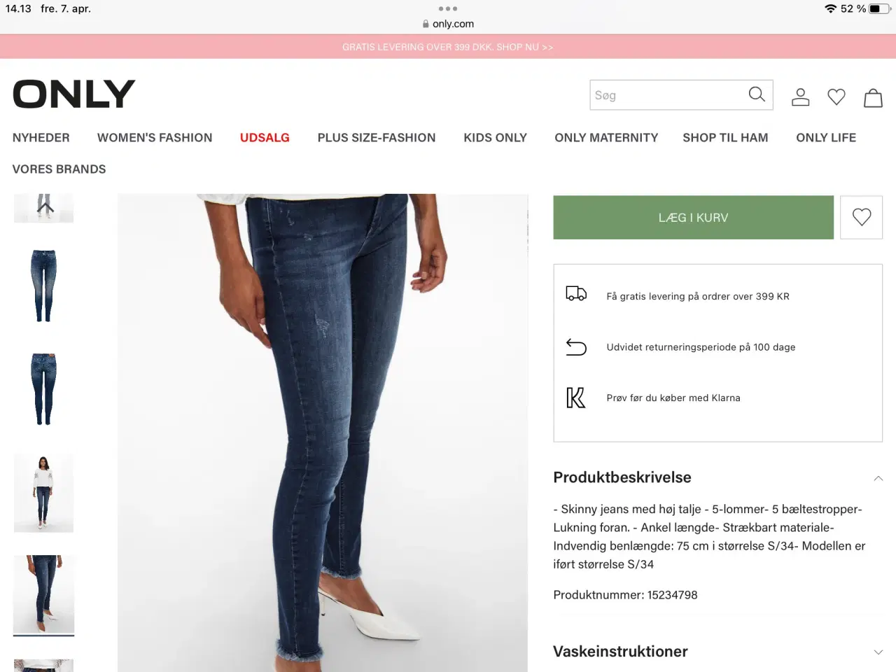 Billede 6 - Only skinny jeans XS/30