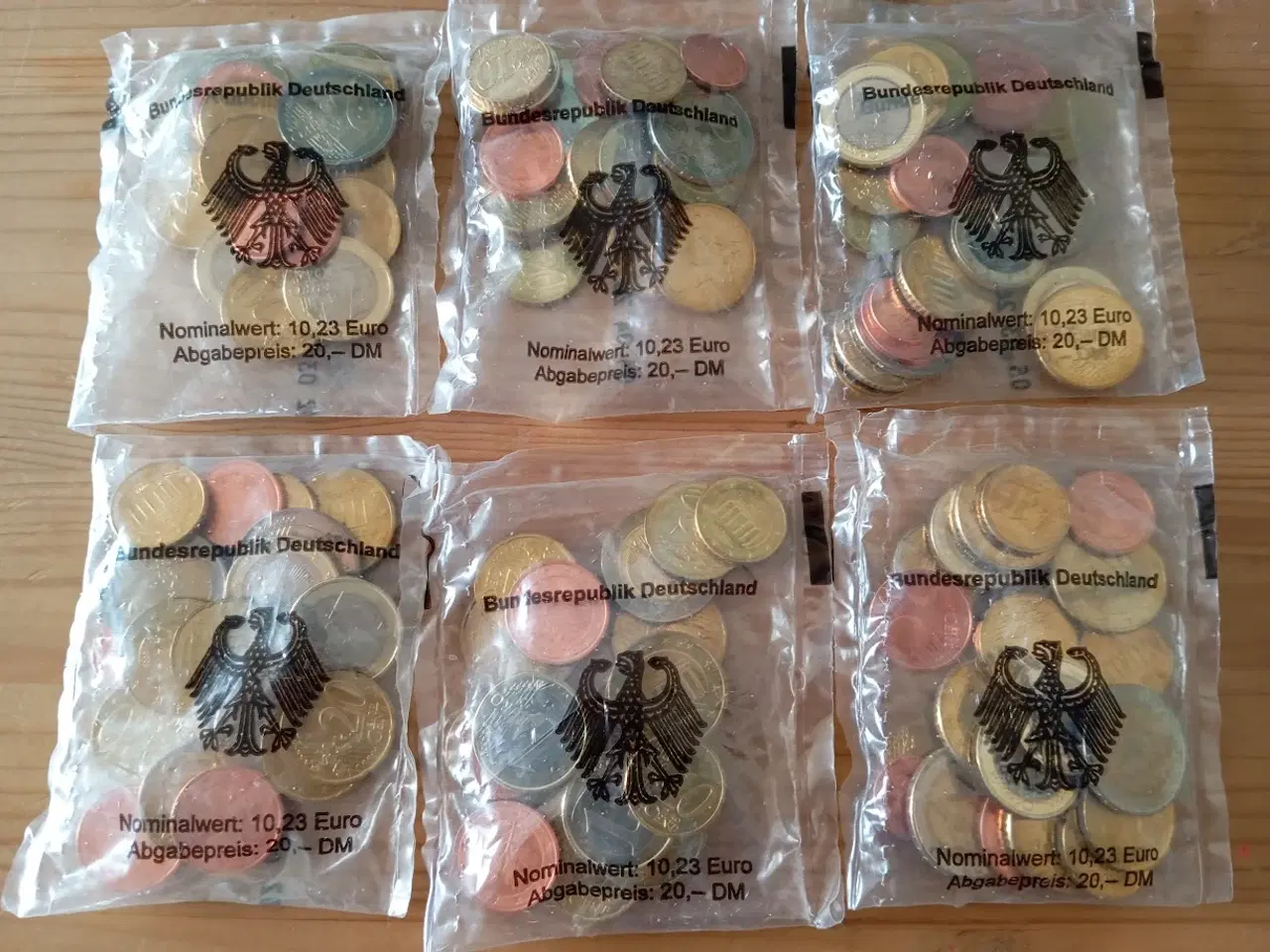 Billede 2 - Uåbnet. Mønter fra Tyskland. 1. udgave fra 2001.