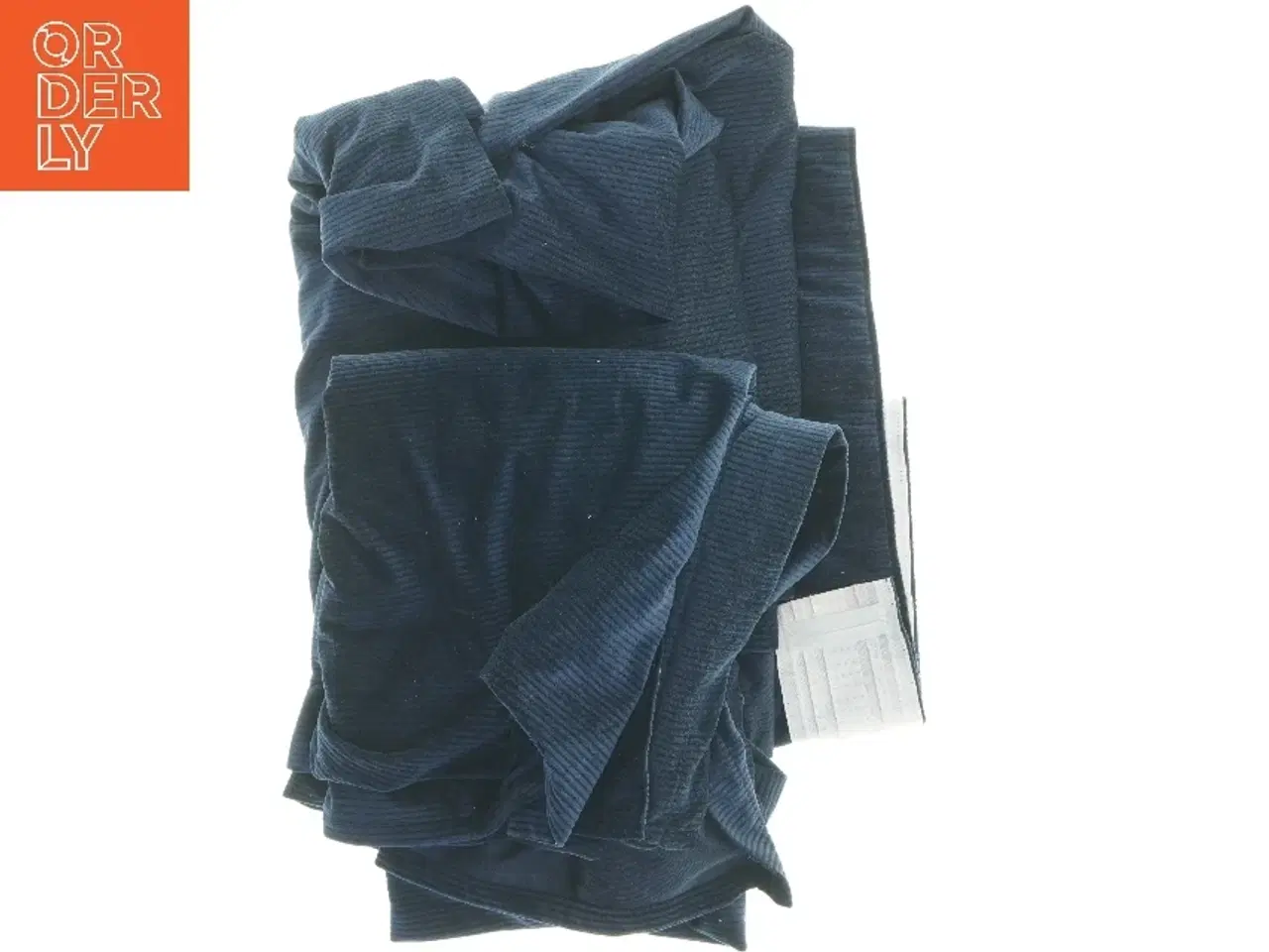 Billede 1 - Mørkeblåt gardinsæt (str. 2 stk 138x200 cm)