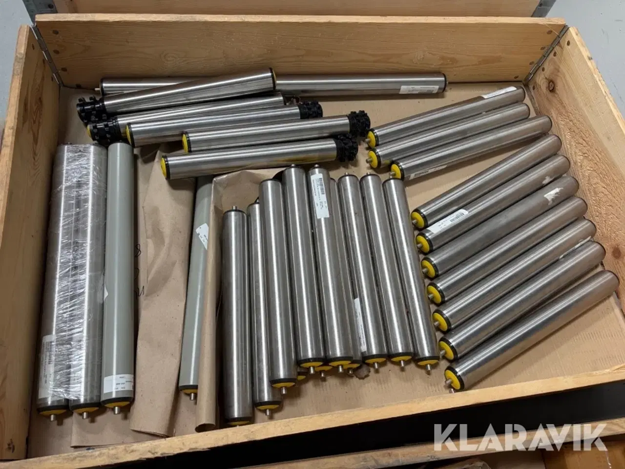 Billede 2 - Lot - Løsruller - plast og rustfri stål - 1 palle