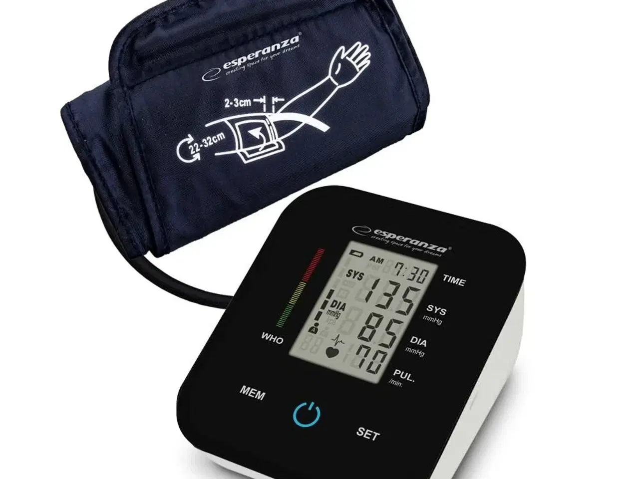 Billede 1 - Blodtryksmåler overarm – Esperanza ECB006