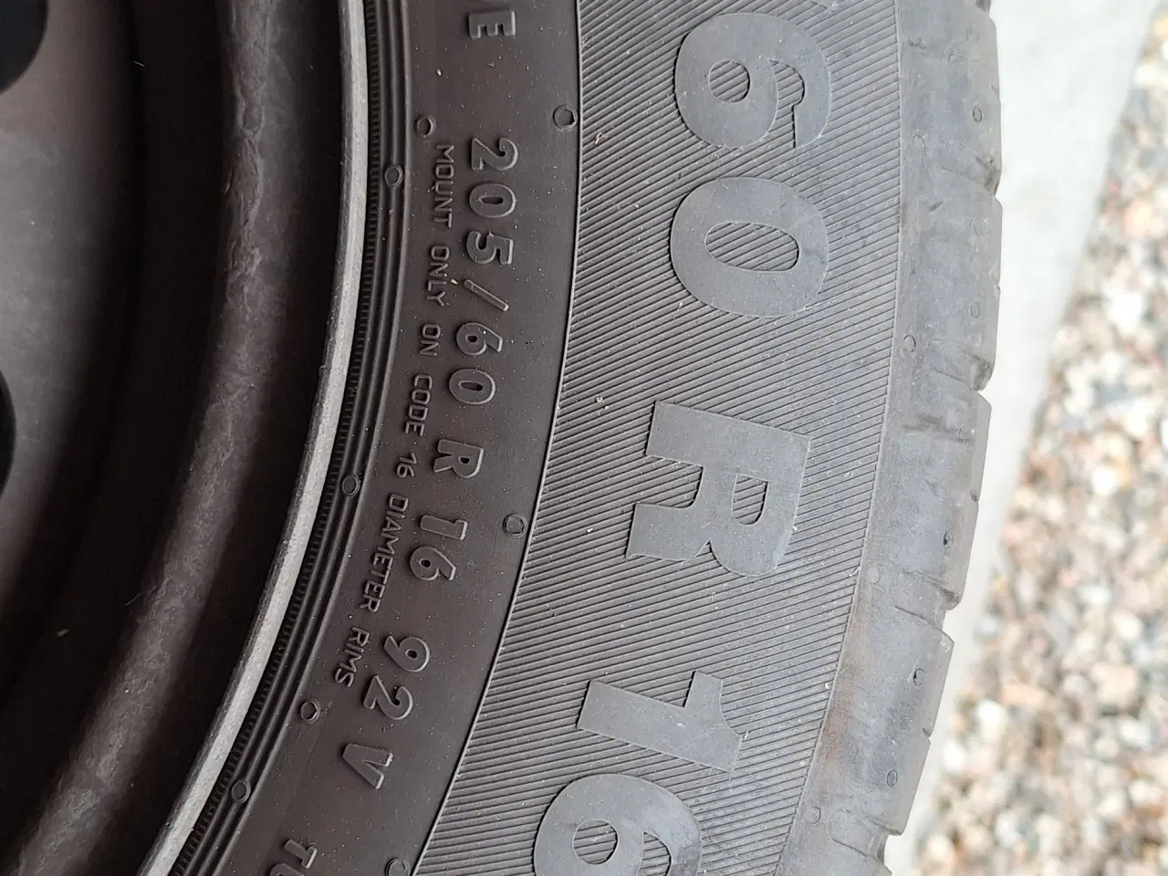 Billede 2 - Sommerdæk på stål fælge