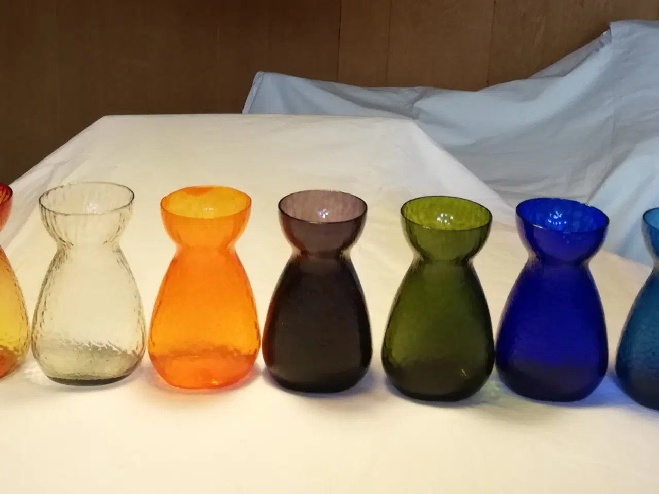 Billede 1 - Hyacintglas ovale hamret fra Kastrup/Fyens Glasvær