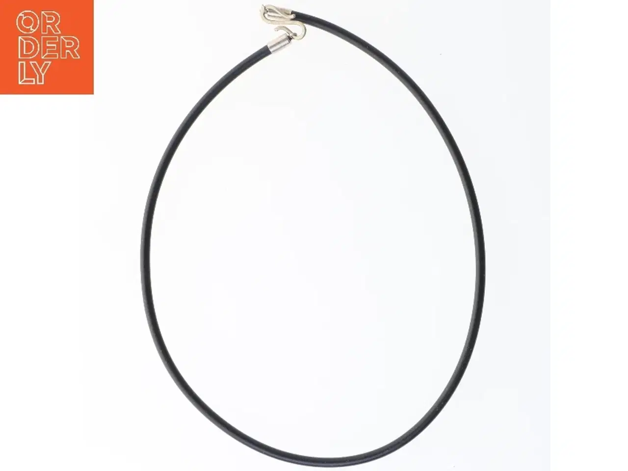 Billede 2 - Simpelt sort halskæde (str. 40 cm)