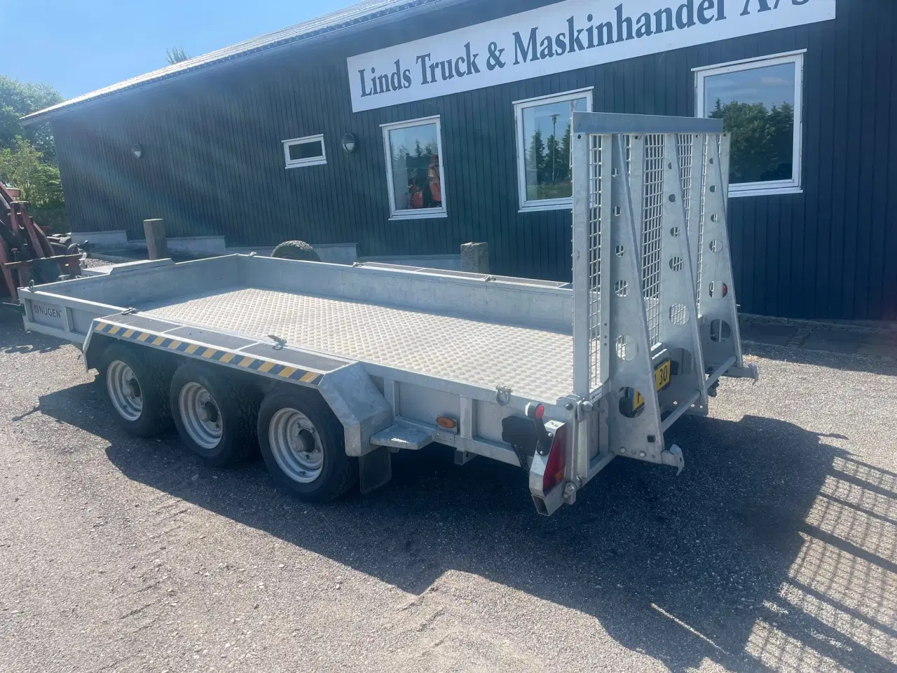 Billede 2 - Fin Nugent 3 akslet maskintrailer sælges