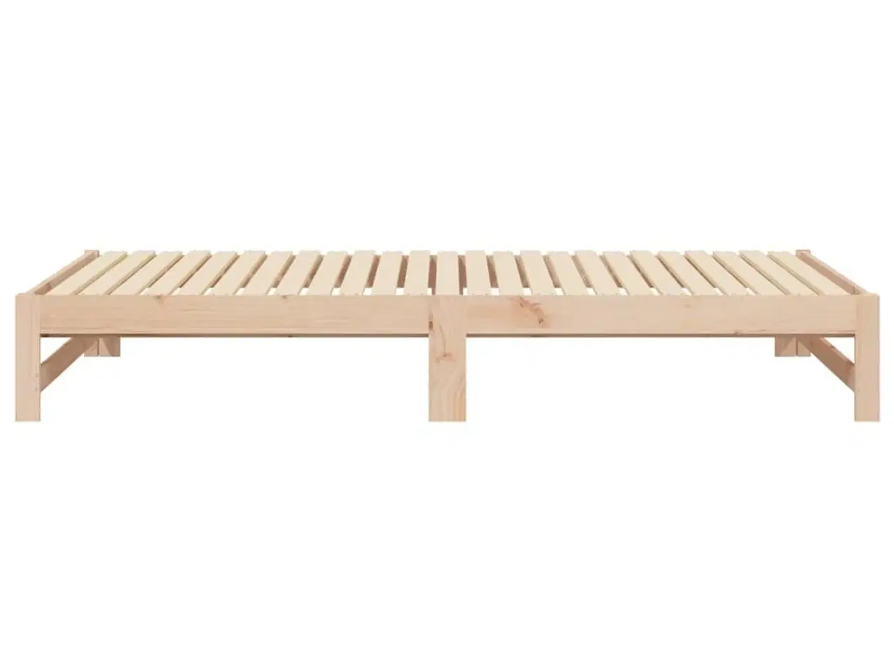 Billede 10 - Daybed med udtræk 2x(80x200) cm massivt fyrretræ