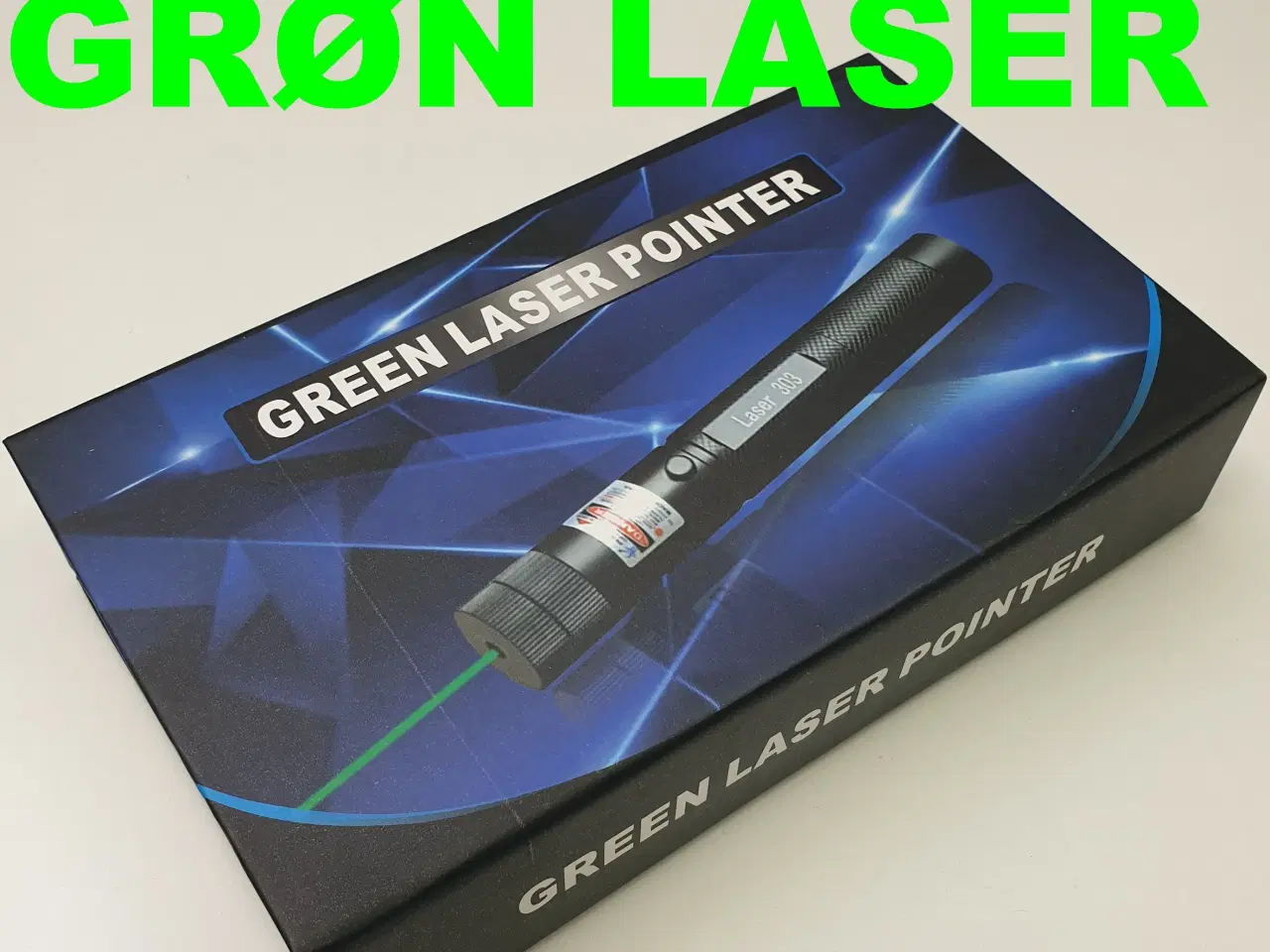 Billede 1 - NY! Grøn Laser Pointer 50000mw Sæt