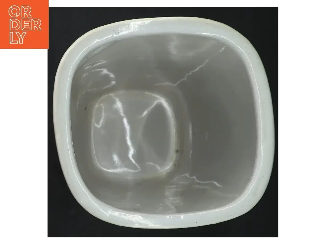 Billede 3 - Hvid porcelænsvase (str. H. 24 cm)