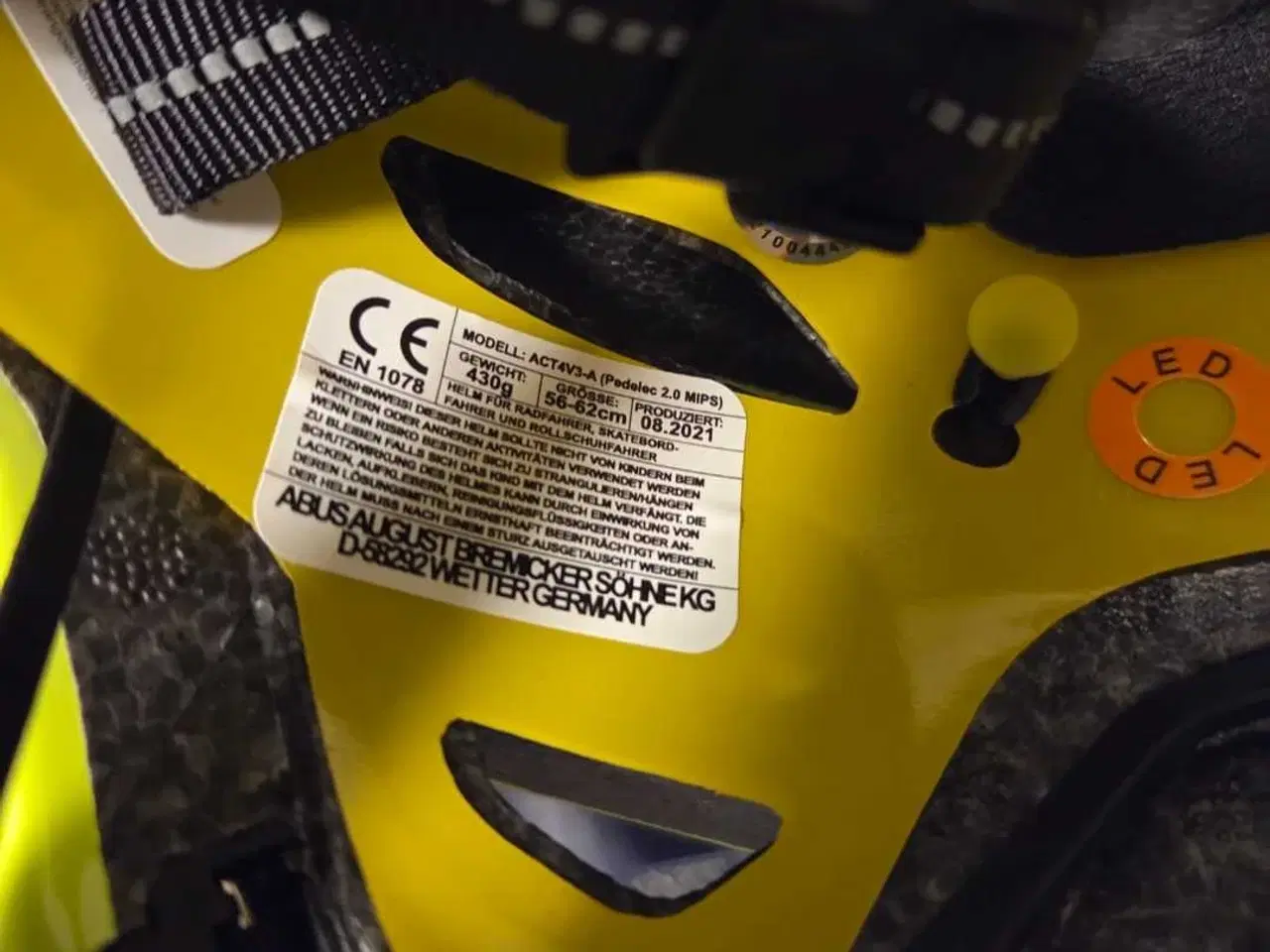 Billede 16 - ABUS. L 56-62 Pedelec 2.0 MIPS | Gul Cykelhjelme.