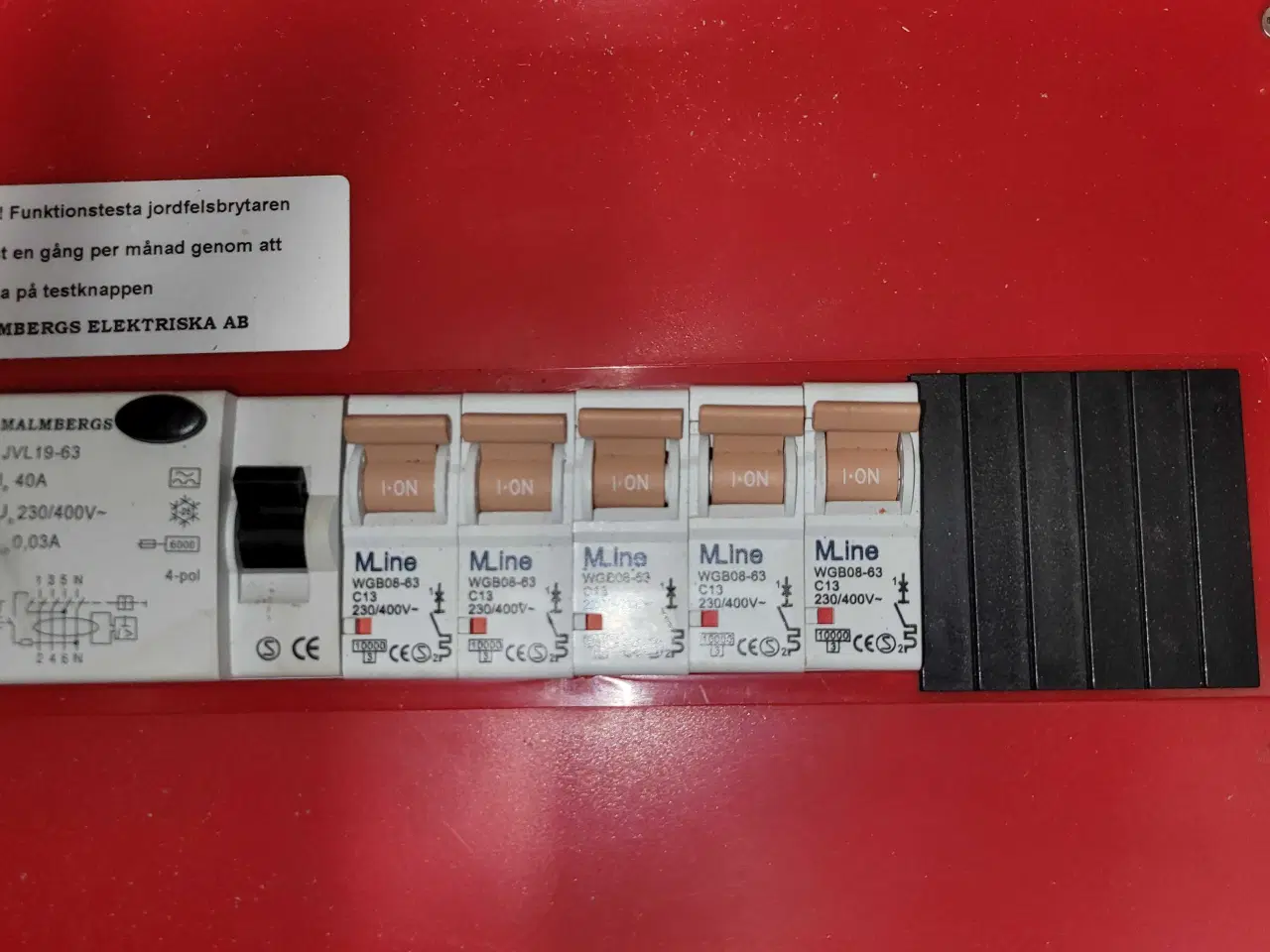 Billede 2 - Byggestrømstavle