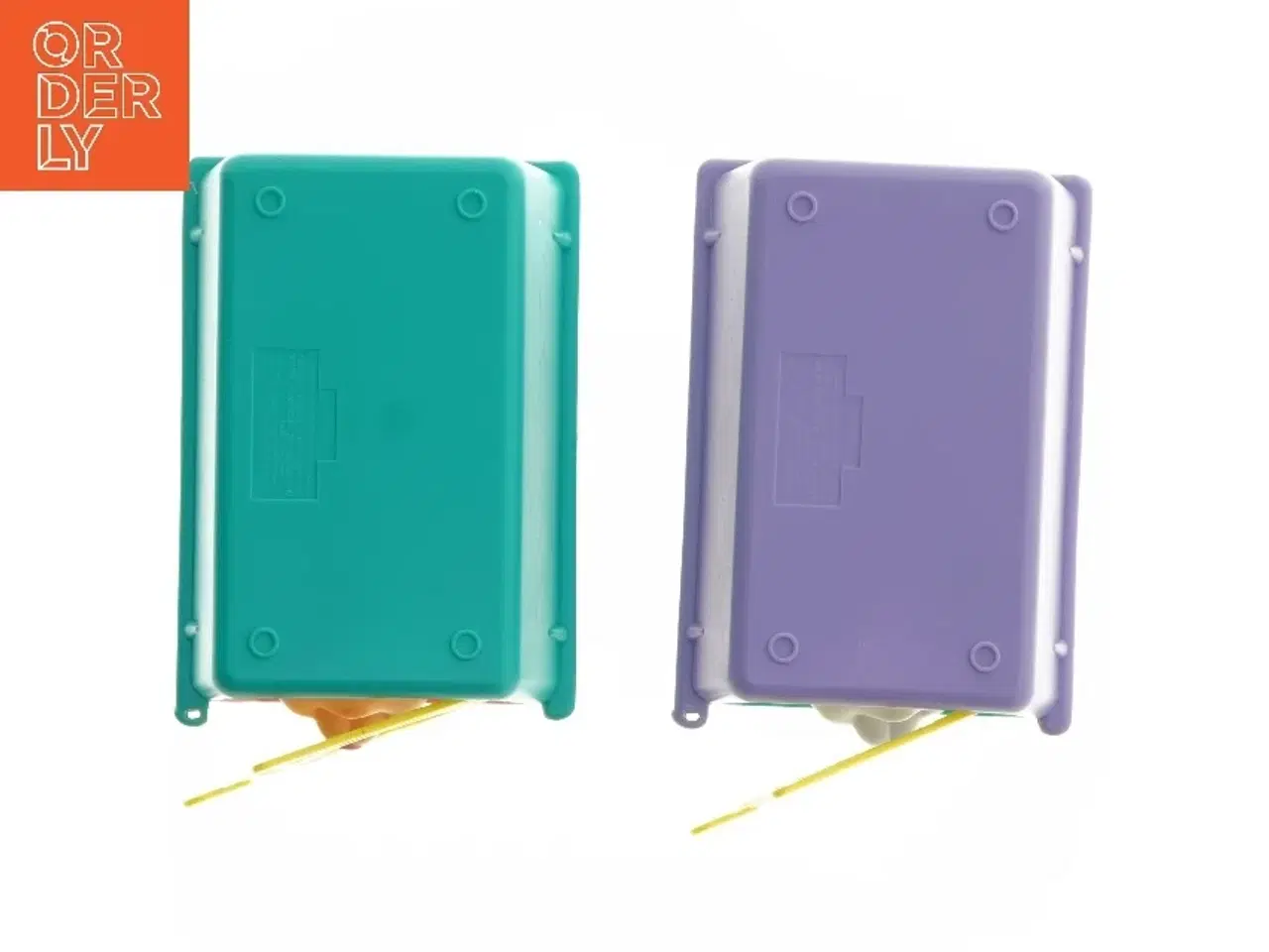 Billede 4 - Transportkasser med dyrefigurer fra Blue-box (str. 15x12x9 cm)