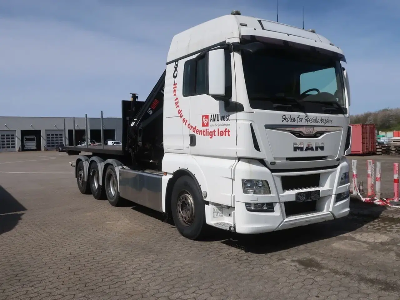 Billede 3 - Lastbil m. kran MAN TG.35 8X4-4-BL