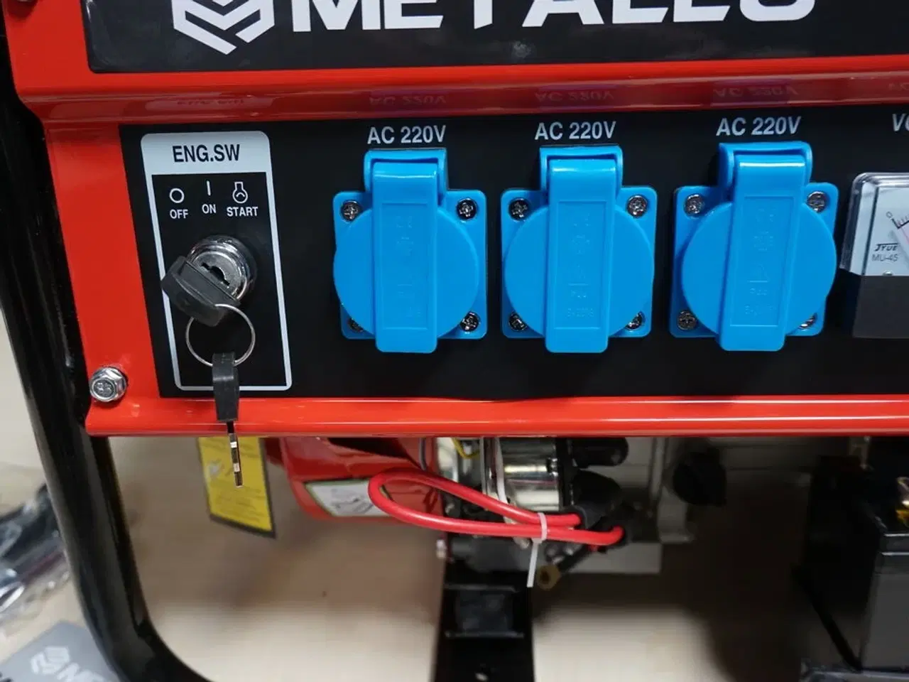 Billede 6 - Metallo Meta 8500WE 4 Takt Benzin generator med elstart