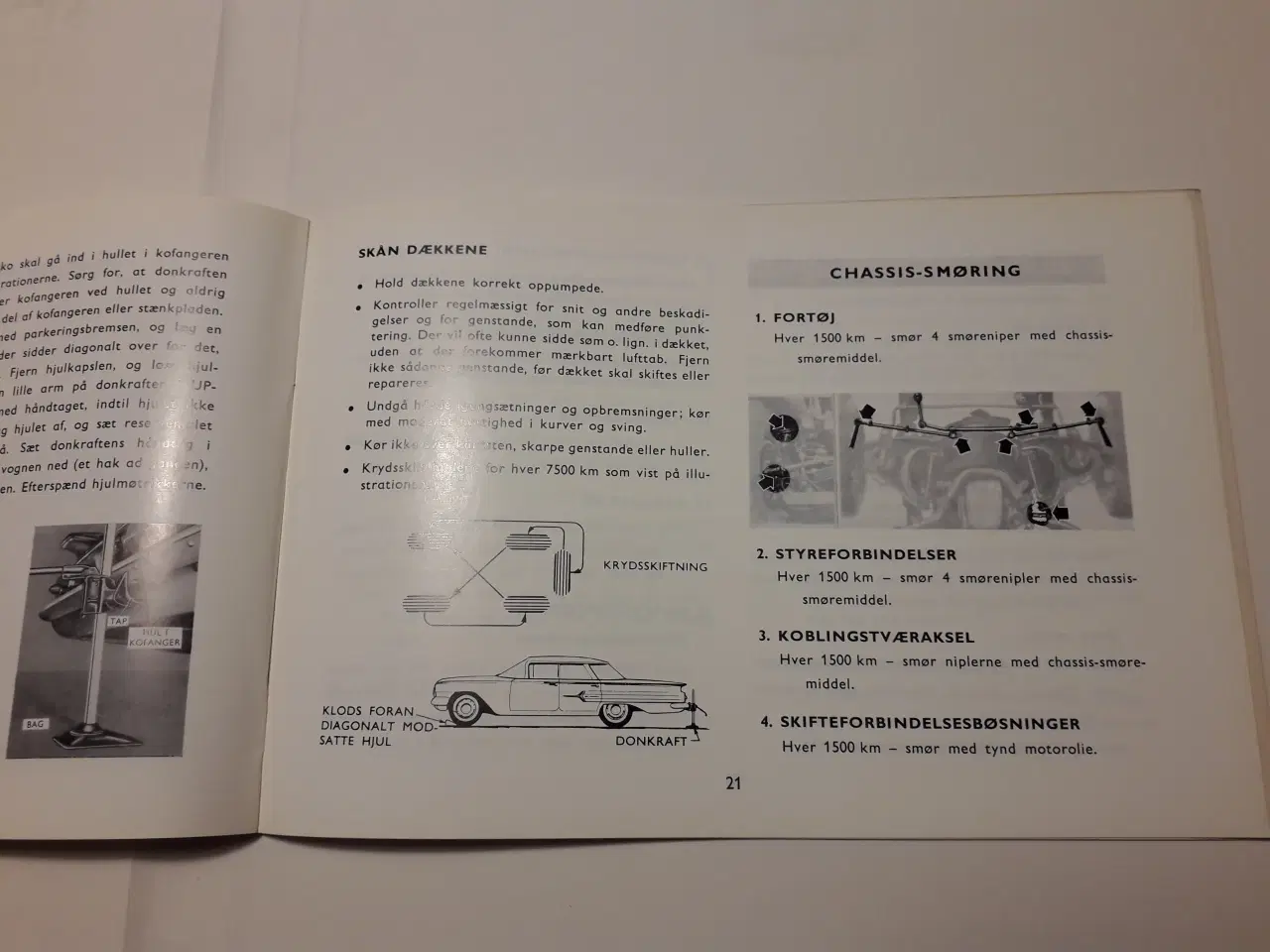 Billede 2 - Chevrolet 1960 Original Instruktionsbog på Dansk