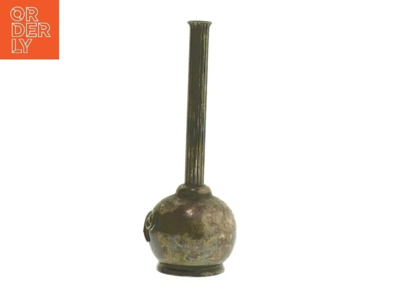 Billede 3 - Gammel vase af messing (str. 12 cm)