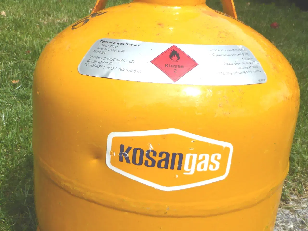 Billede 1 - Gasflaske fra Kosan Gas (str. 2 kg)