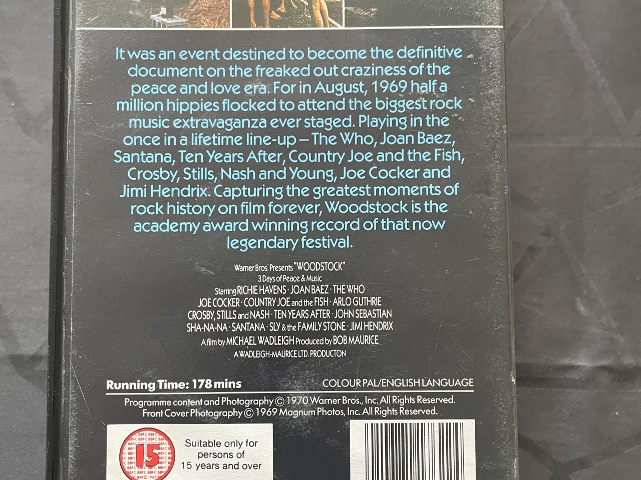Billede 2 - Woodstock. Hanson, Aerosmith VHS