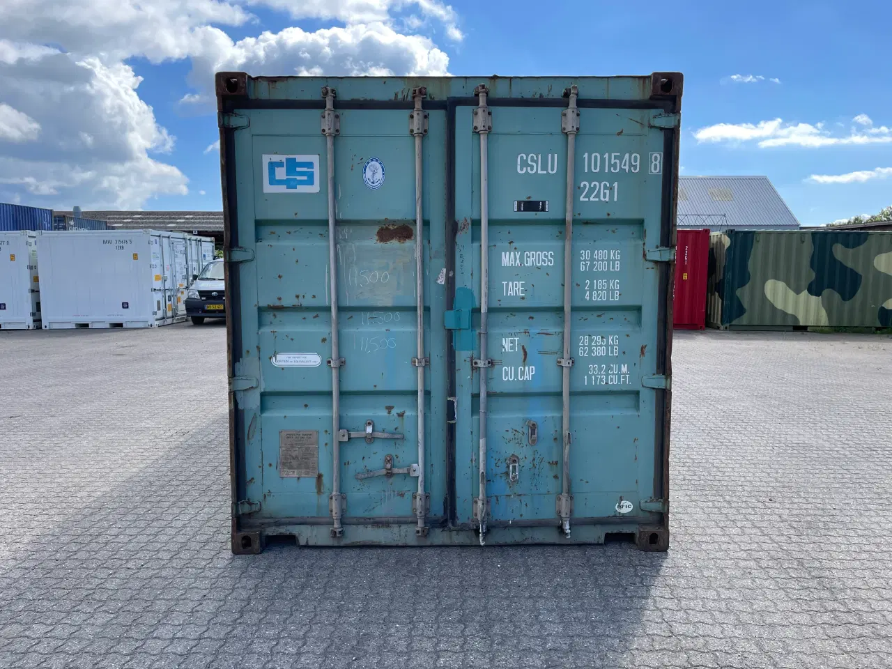 Billede 1 - 20 fods Container- ID: CSLU 101549-8