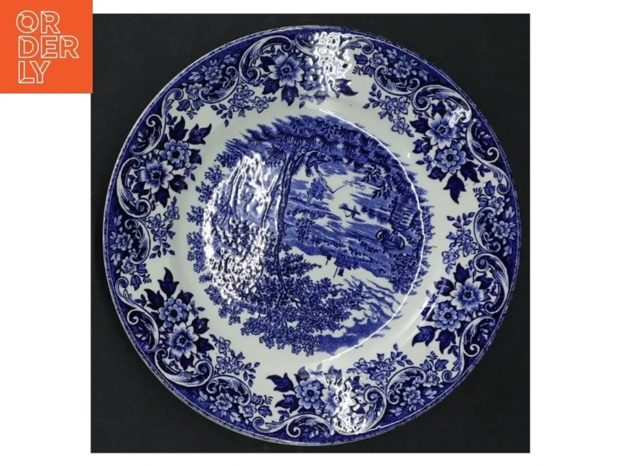 Billede 4 - Blå og hvid porcelænstallerkener (str. 16 cm)